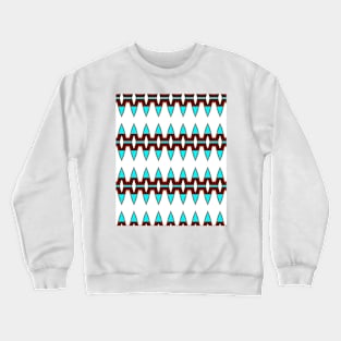 Turquoise tribal Crewneck Sweatshirt